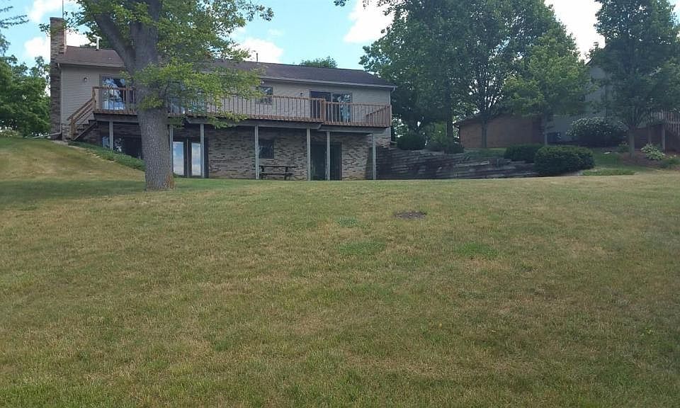 House facing lake