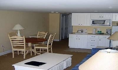 Living Area and Kitchen