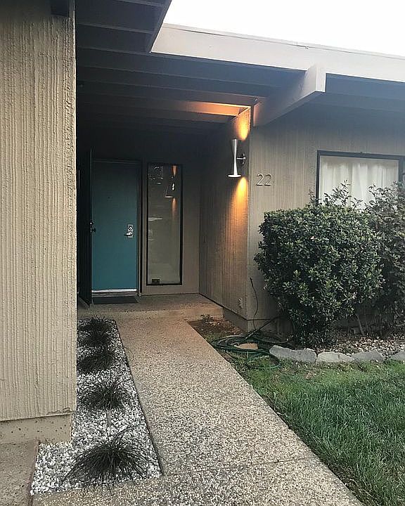 Front of house. 