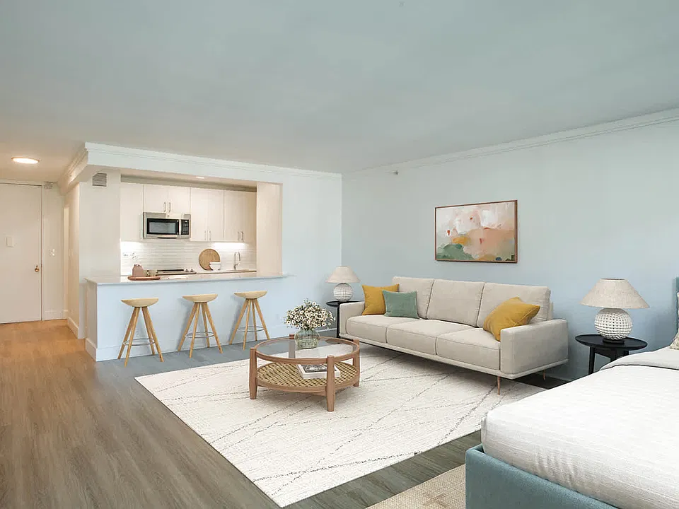 Living Room with Hard Surface Flooring