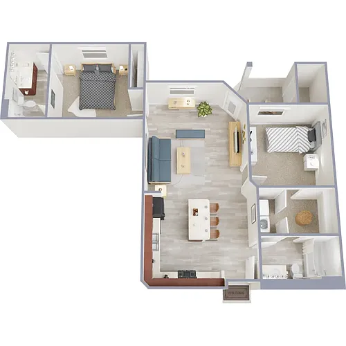 Floor plan 2/2 Fitzgerald