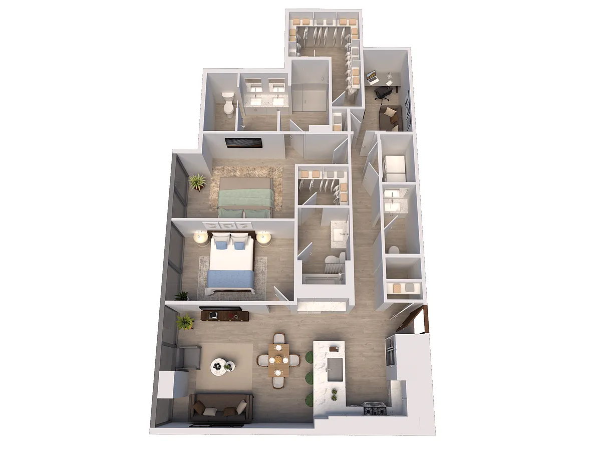 Floor plan B24C