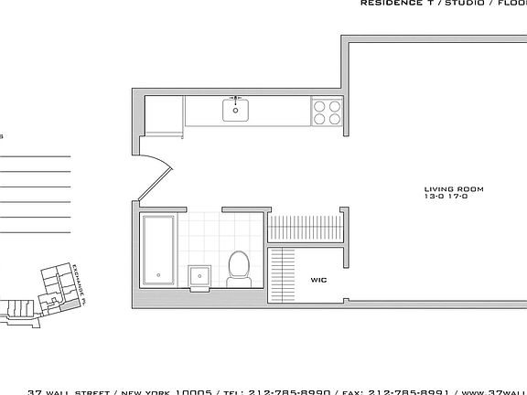 2nd image of 37 Wall St APT 17T