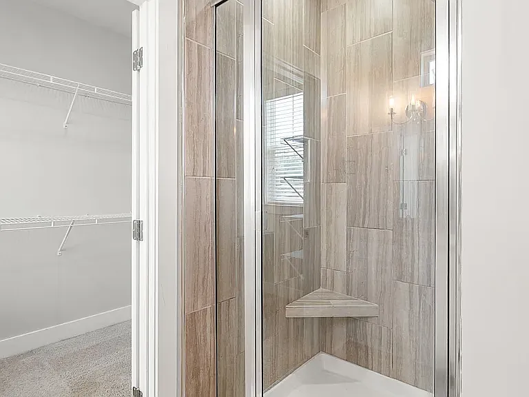 Primary bathroom shower