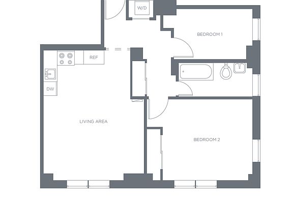 2nd image of 155 E 47th St APT 8F