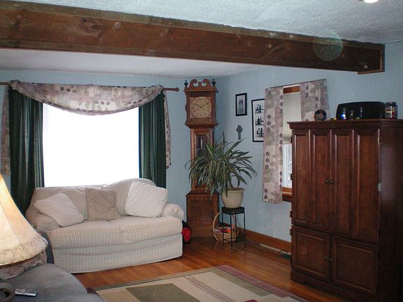 Living room with picture window