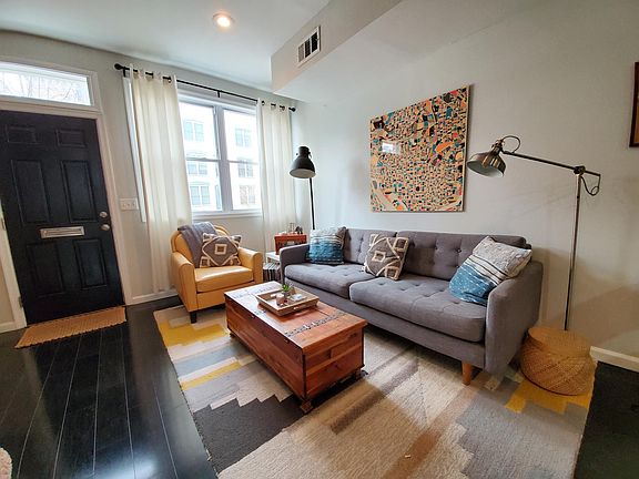 Large front window brings in tons of light.