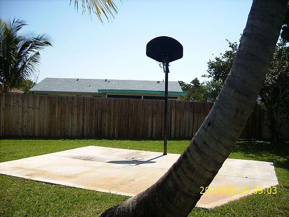 Your very own Basketball court!
