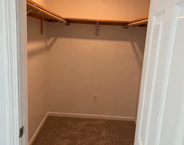 Spacious walk-in Closet in Master Bedroom.