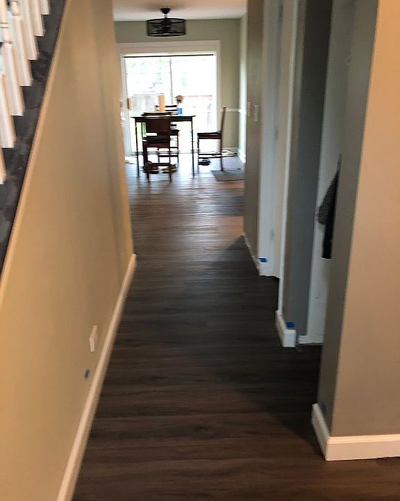 New vinyl plank floor