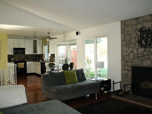 Living room to kitchen