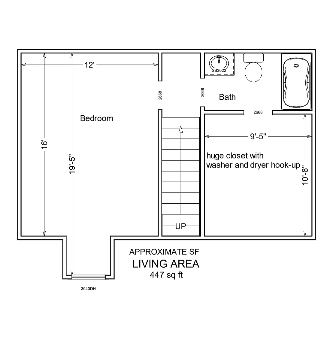 2 bed, 1.5 bath, 900 sqft, $980 — Photo 1