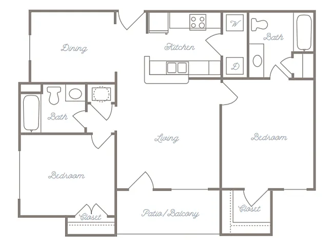 Floor plan The Crockett