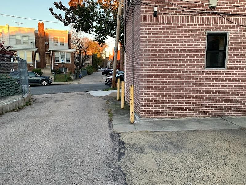 Rear entrance