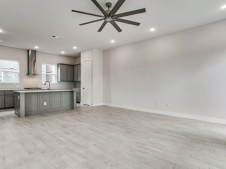Looking from the Living Area, with access to balcony, this is a great space to arrange it however you like.