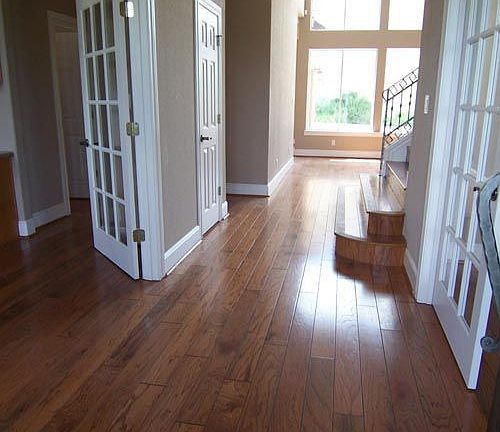 Entry hall into house
