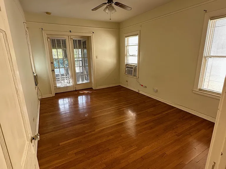 bedroom with enclosed porch