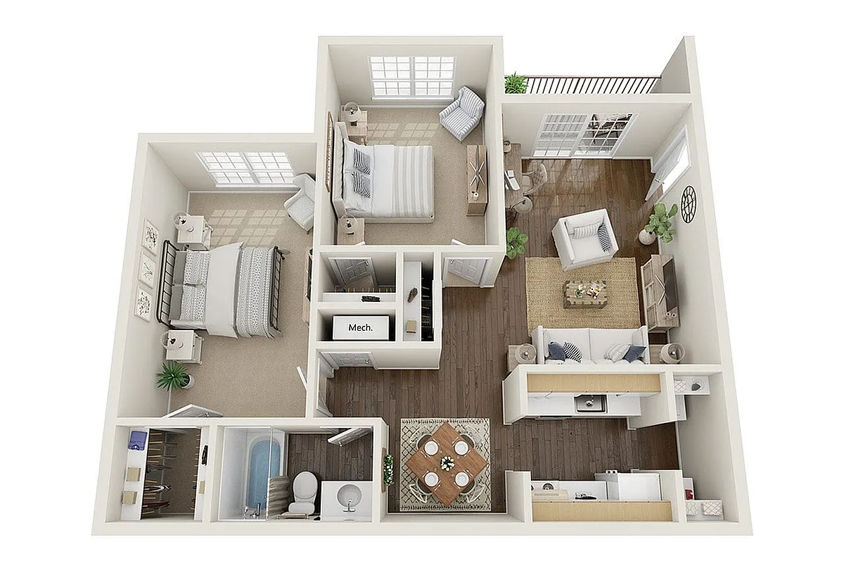 Floor plan The Oak