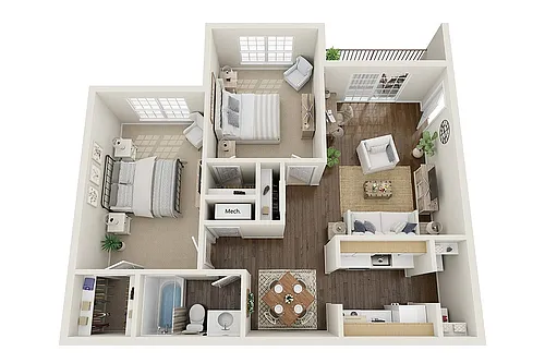 Floor plan The Oak