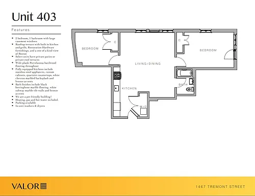 Floor plan 403