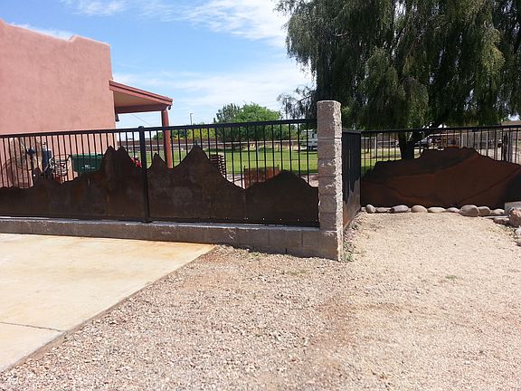 custom senic iron fence