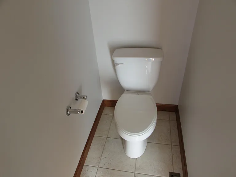 Master bath with separate toilet area
