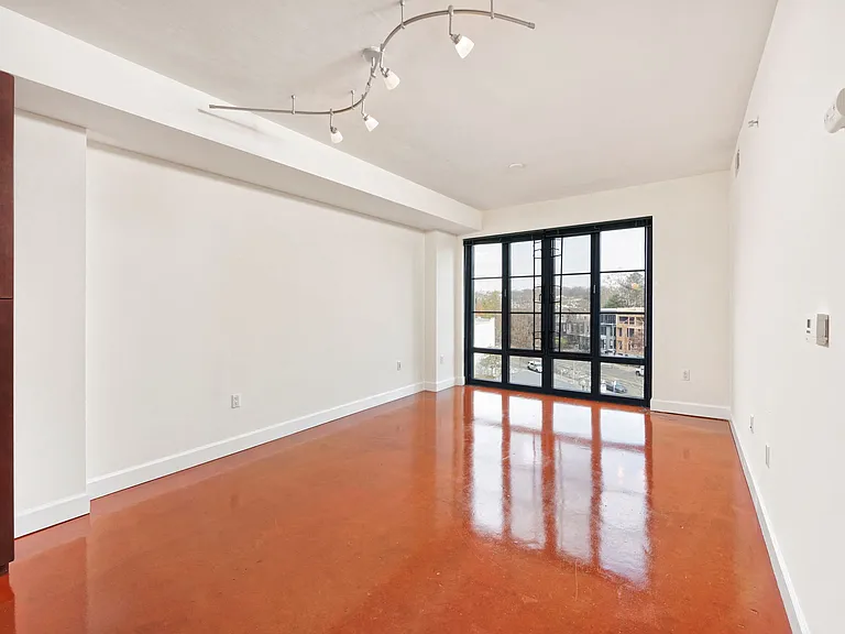 Living room and dining room