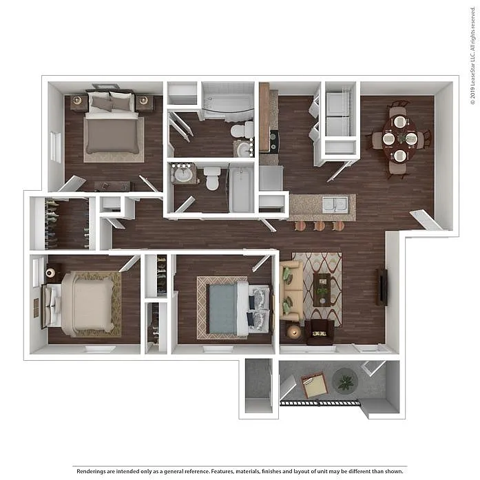 Floor plan 3 Bedroom