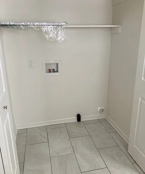 Laundry in kitchen