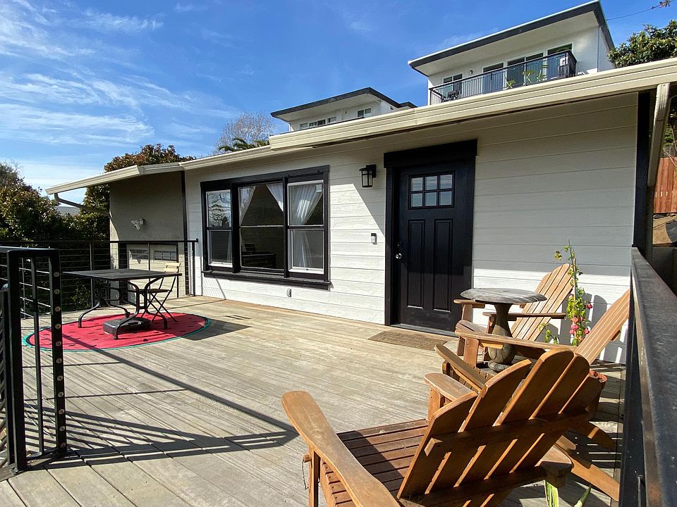 front of house and deck