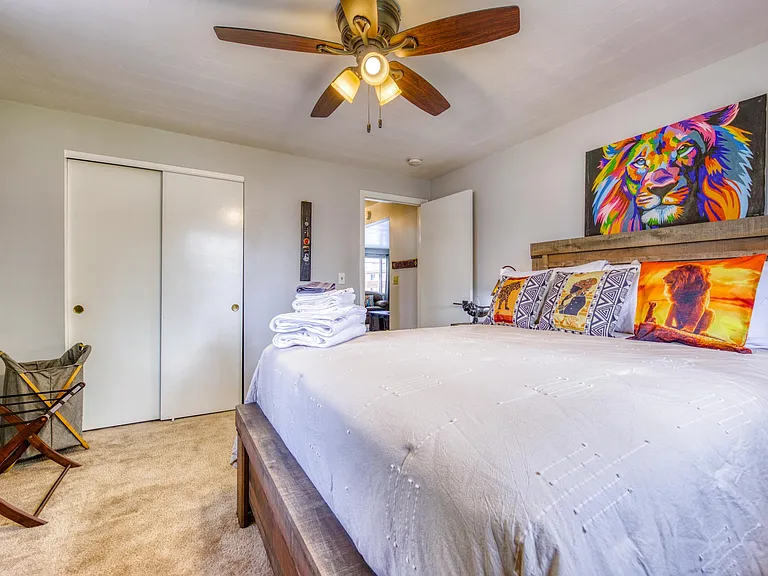 SIMBA ROOM: see if you can spot the scene from the movie, The Lion King.