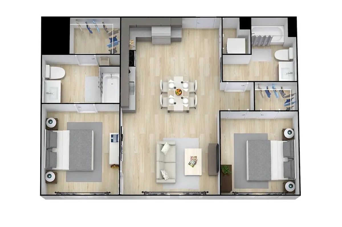 Floor plan B1-A