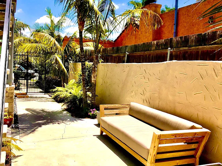 Courtyard seating area