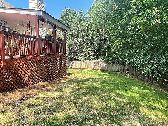 Backyard At Deck