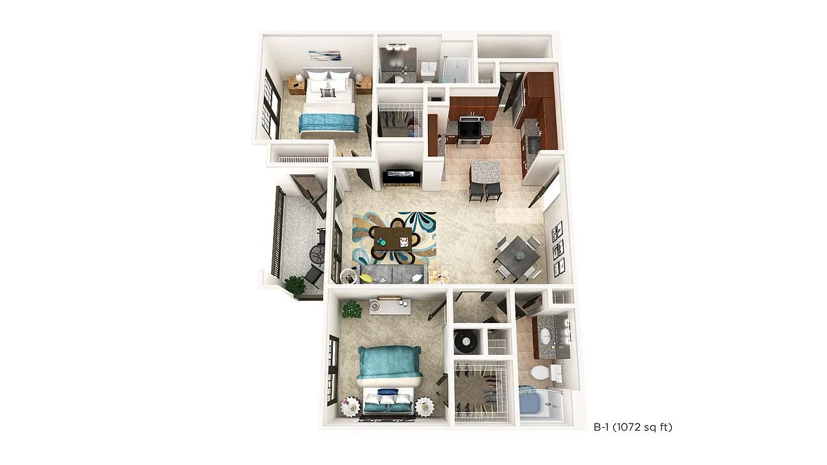 Floor plan B1