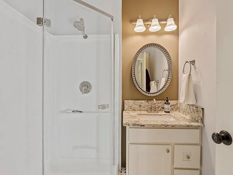 The updated 2nd bathroom