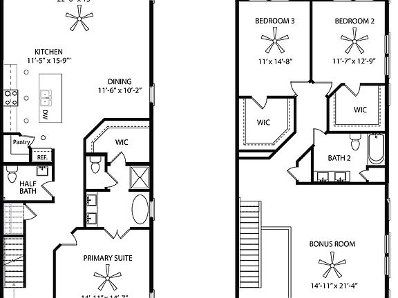 100 Ireton Alley, Lot 246 o Sumter 22 o Floor Plans are mirrored on the homesite