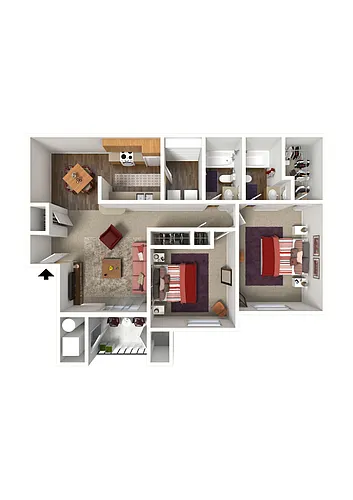 Floor plan Ponderosa II