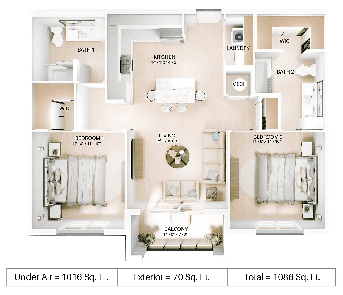 Floor plan B3