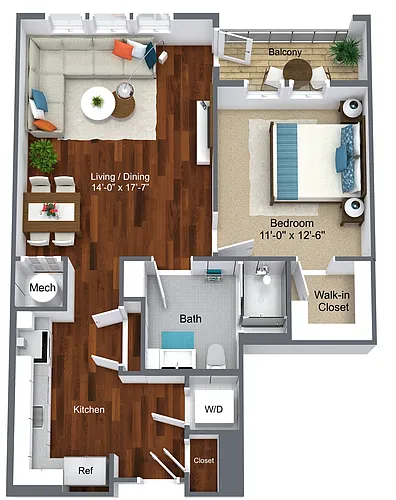 Floor plan Chesterbrook