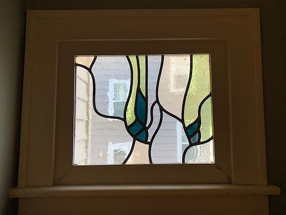 Stained Glass Window in Family Room