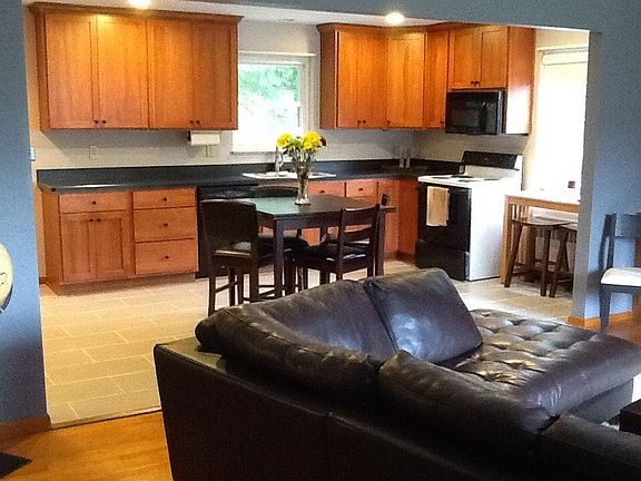 Open concept kitchen