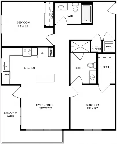 Floor plan B3