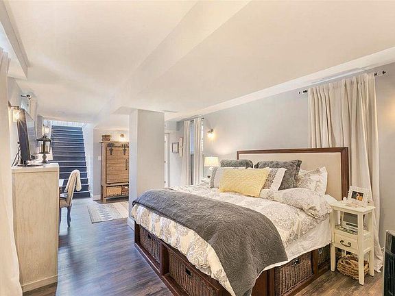 Spacious master bedroom downstairs
