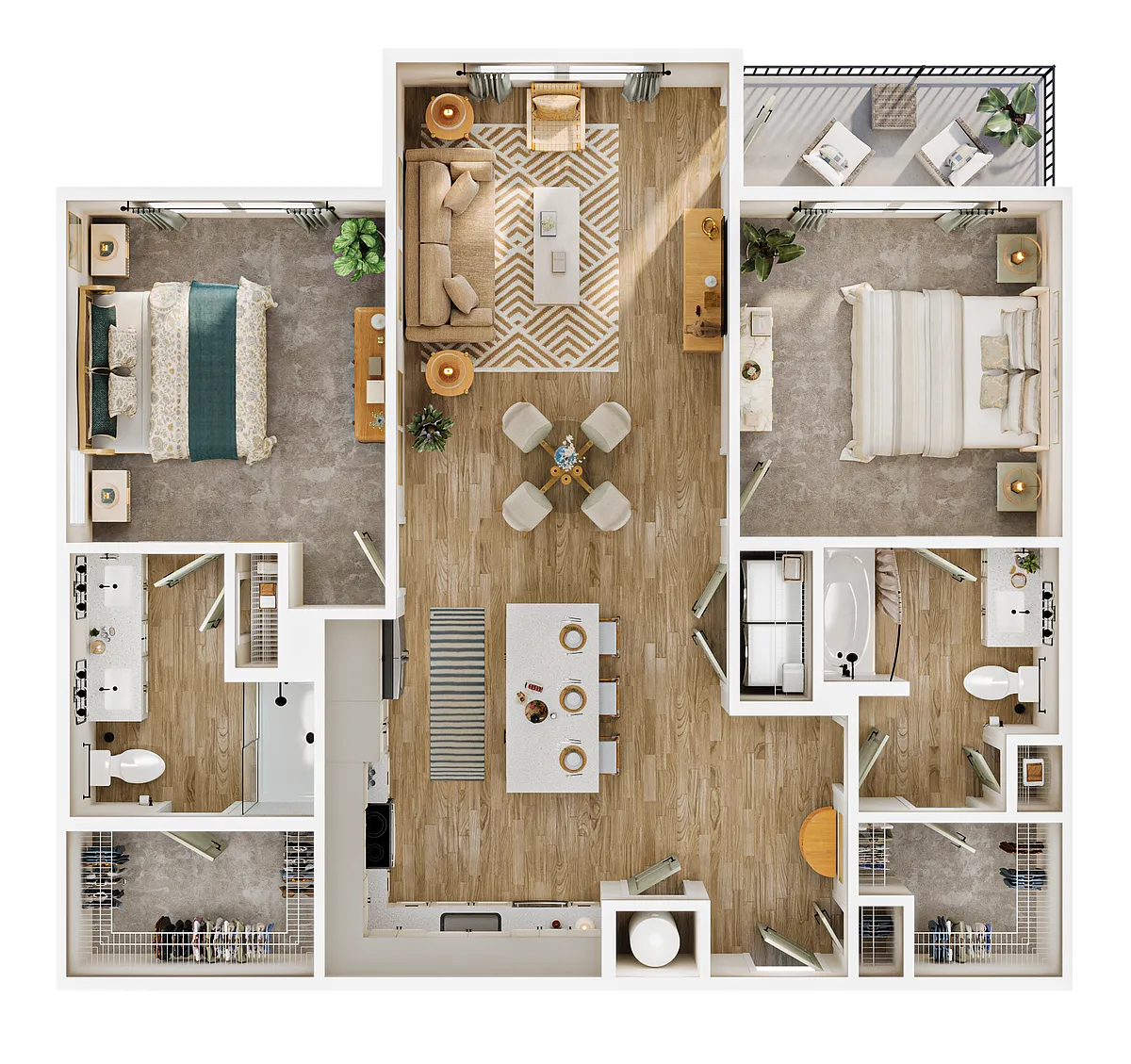 Floor plan B4