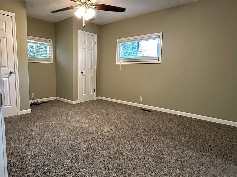 Across the hall is the Master Bedroom. Good closet space.