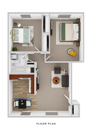 Floor plan 2 Bedroom