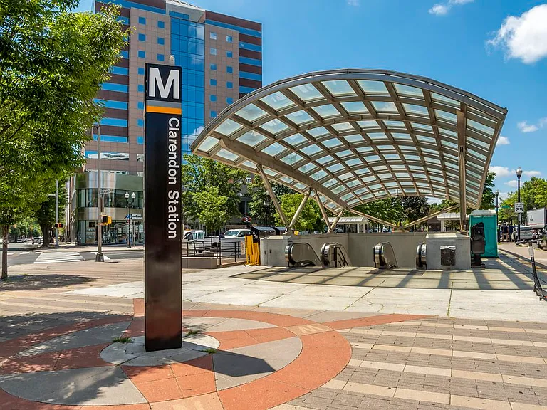 Blocks from the Clarendon Metro