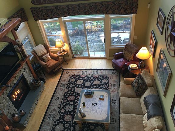 living room from above