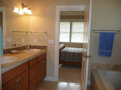 Master Suite has a private 5-piece bath.
